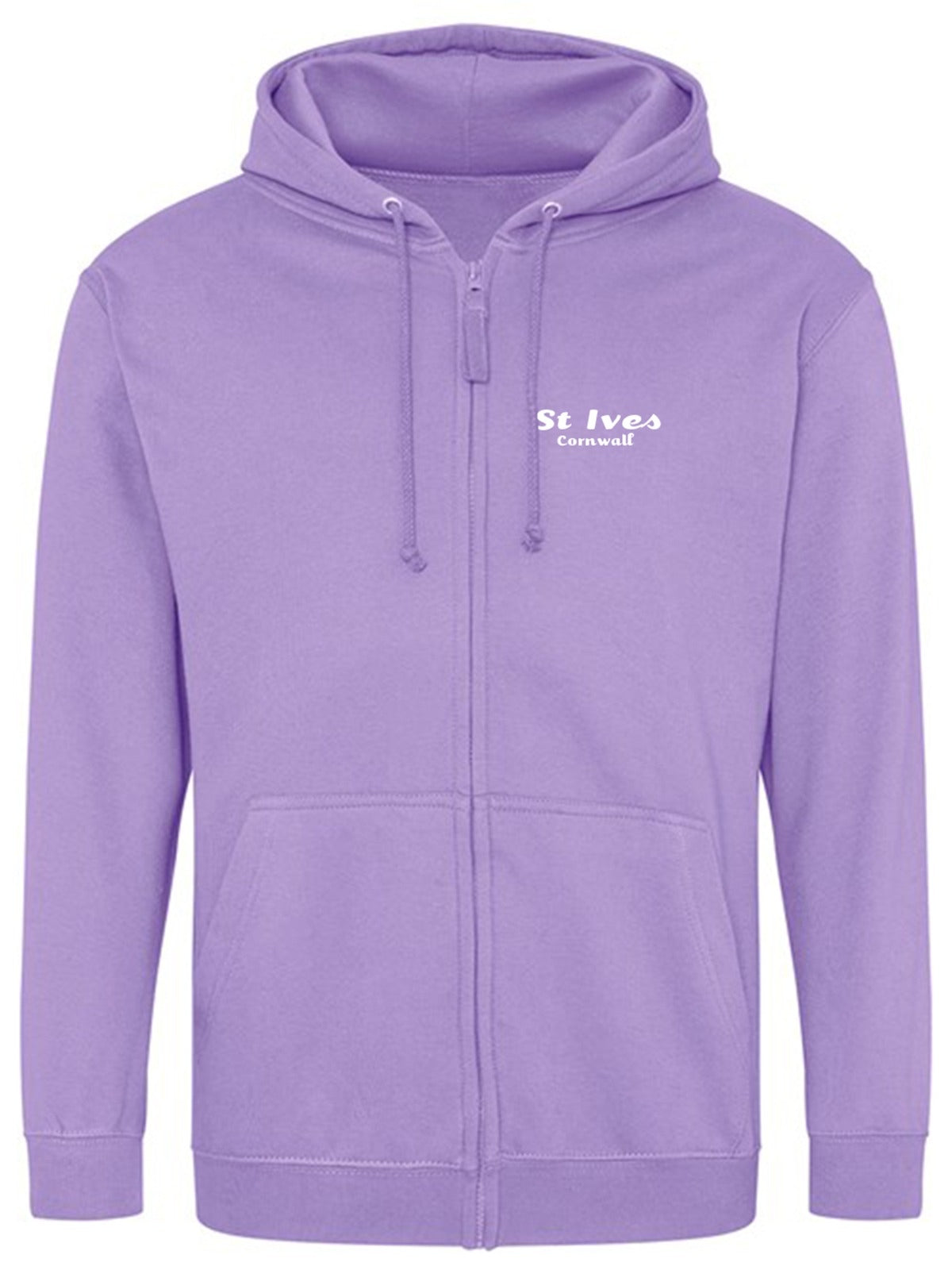 St Ives Lavender Zipped Hoodie