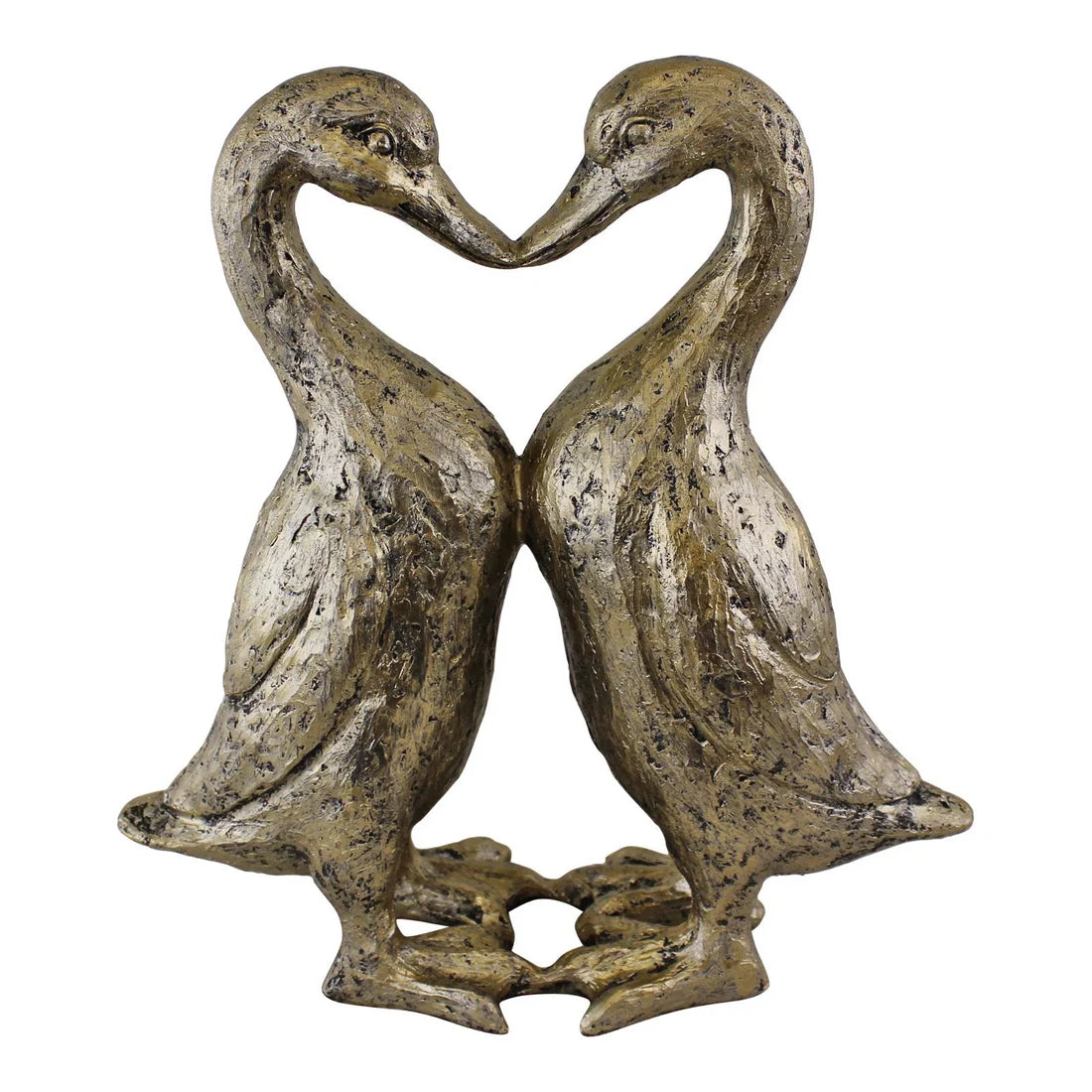 Duck Gold resin kissing
