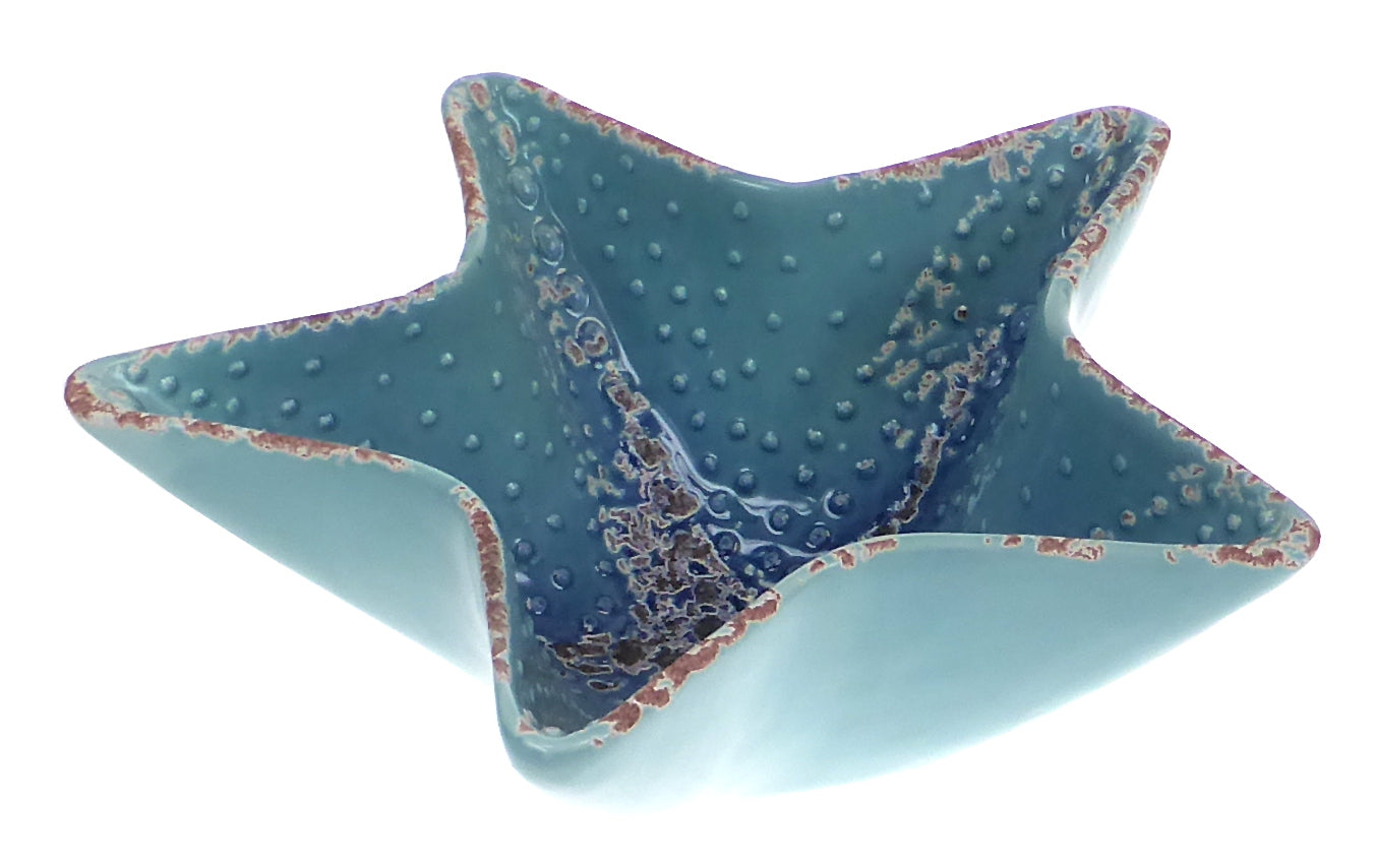Ceramic star dish large