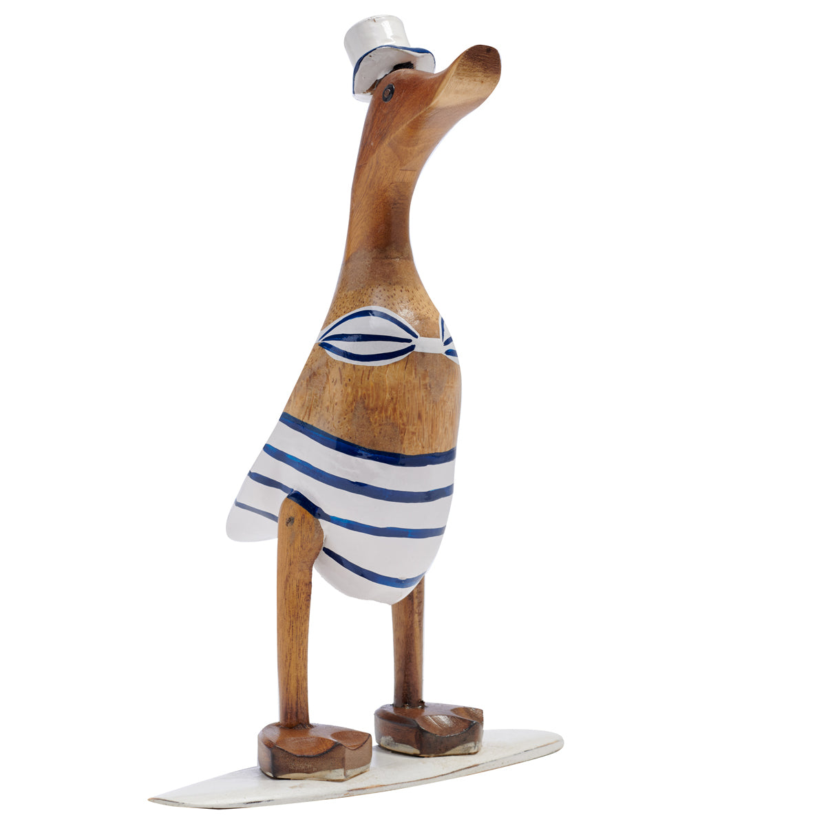 Female Duck on surfboard