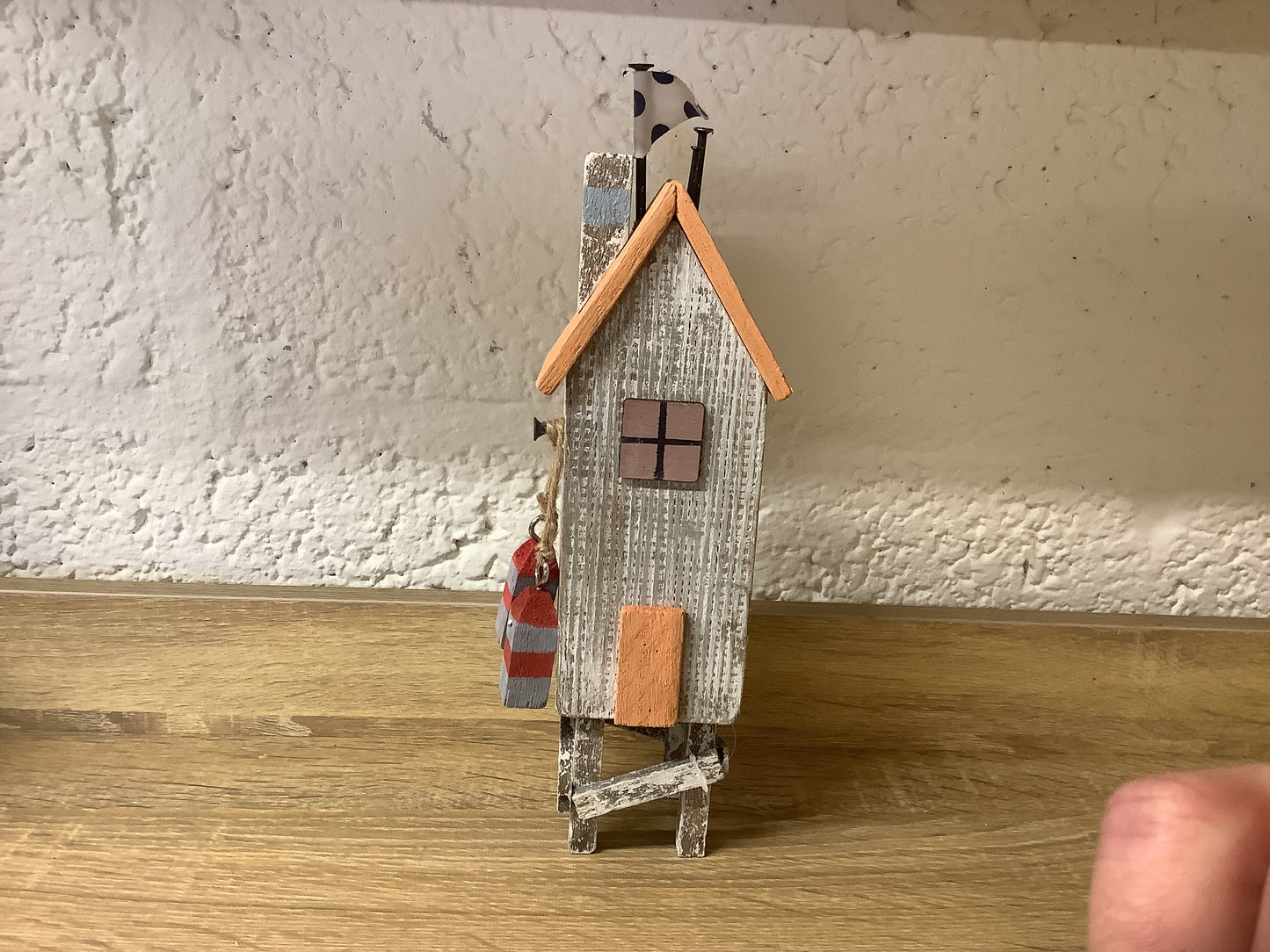 Wooden lifeguard hut