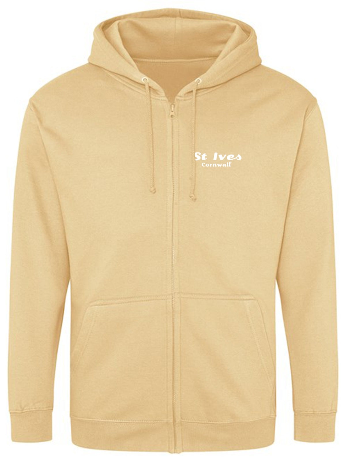 St Ives Desert Yellow Zipped Hoodie