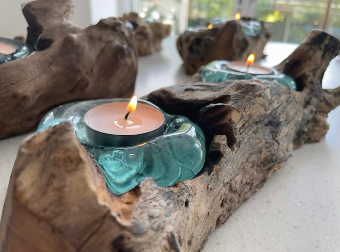 Molten Glass 2 T-Light holder