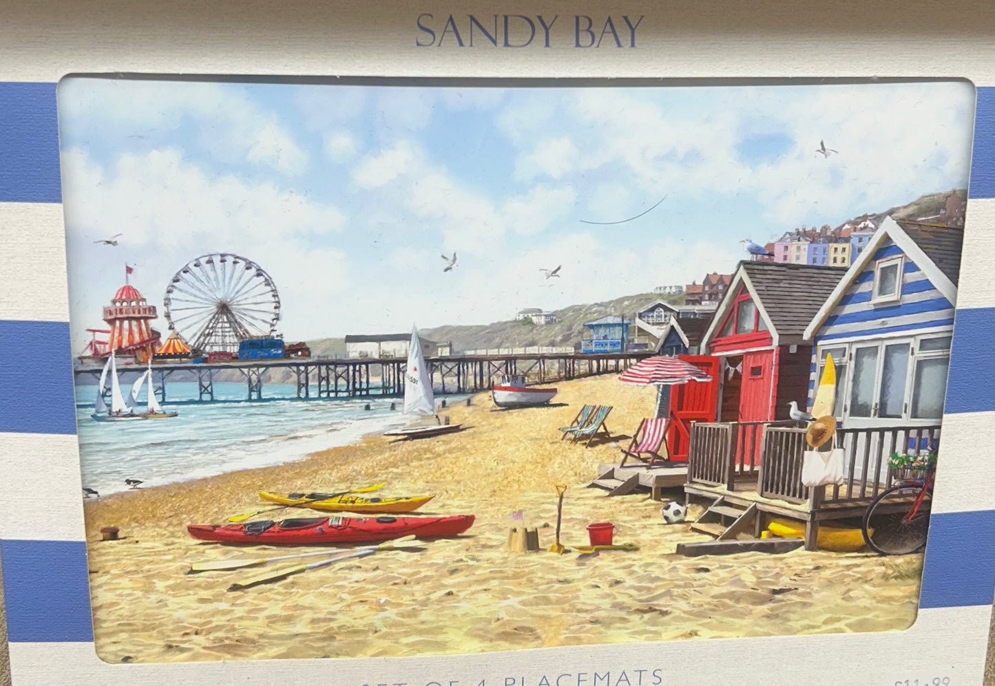 Sandy bay placemats