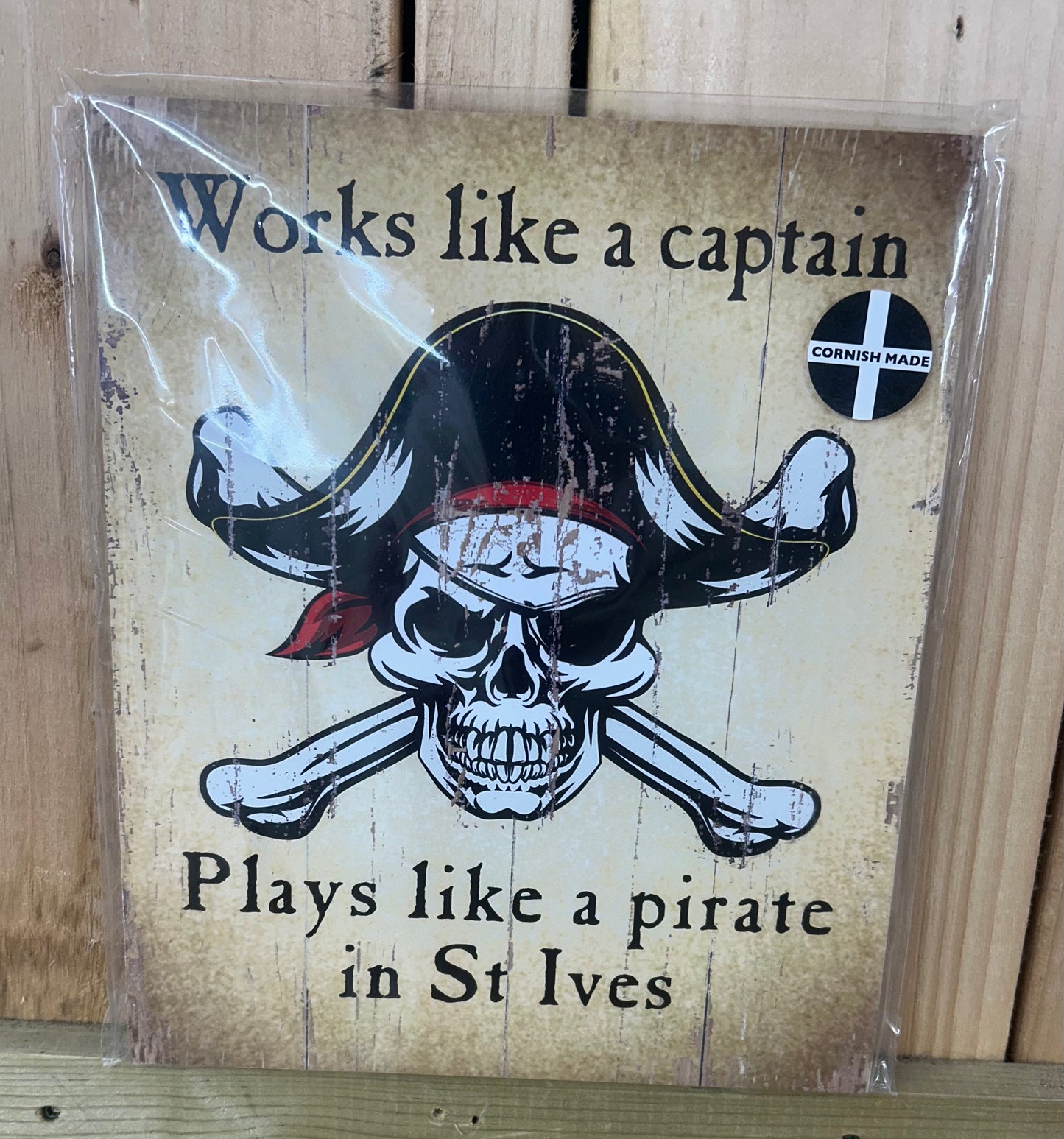 St Ives Pirate Sign