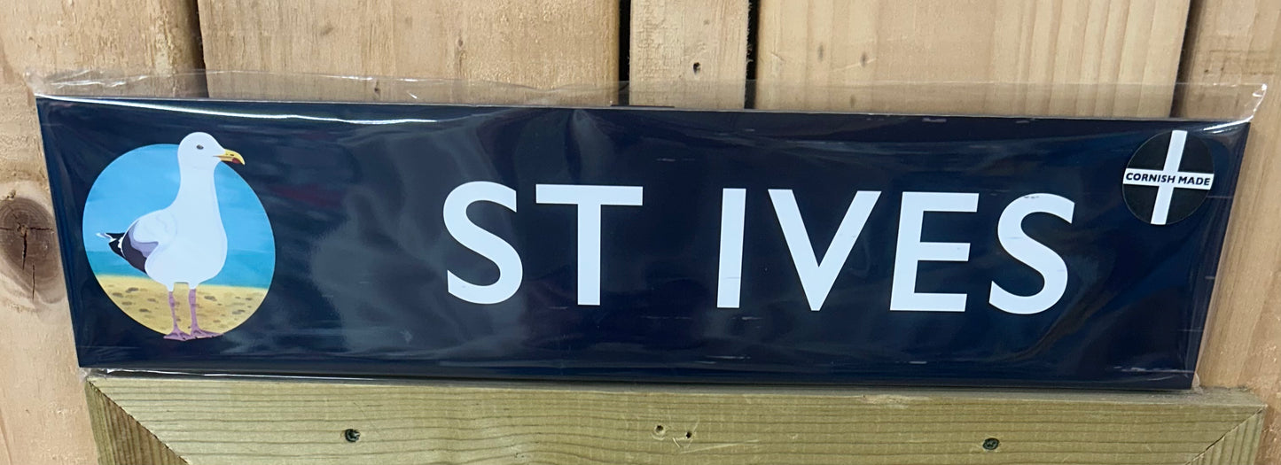 St Ives Seagull Sign