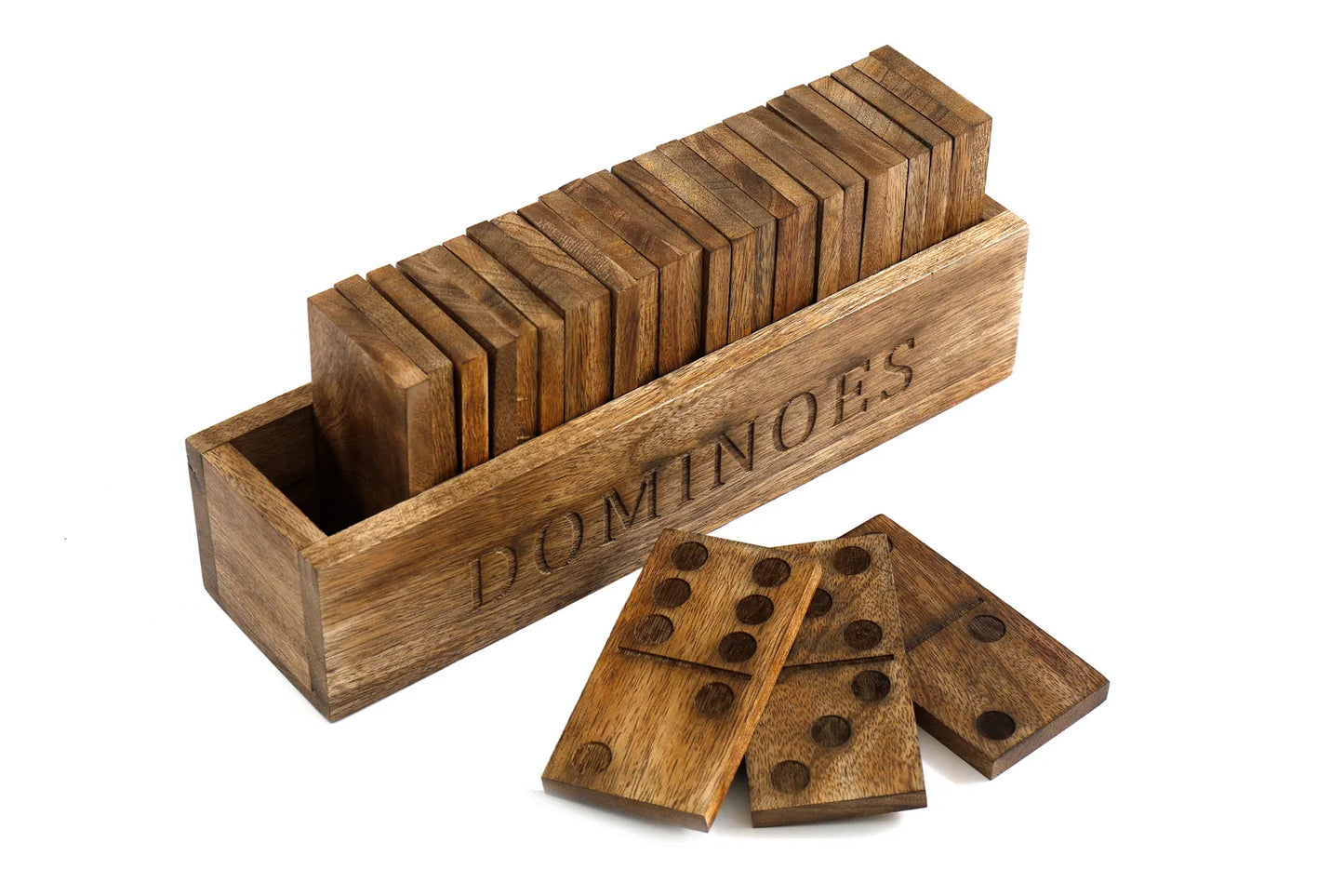 Wooden dominoes
