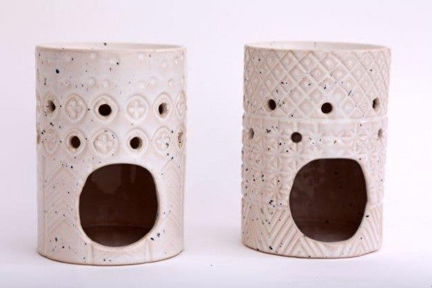 Stoneware oil/wax burner