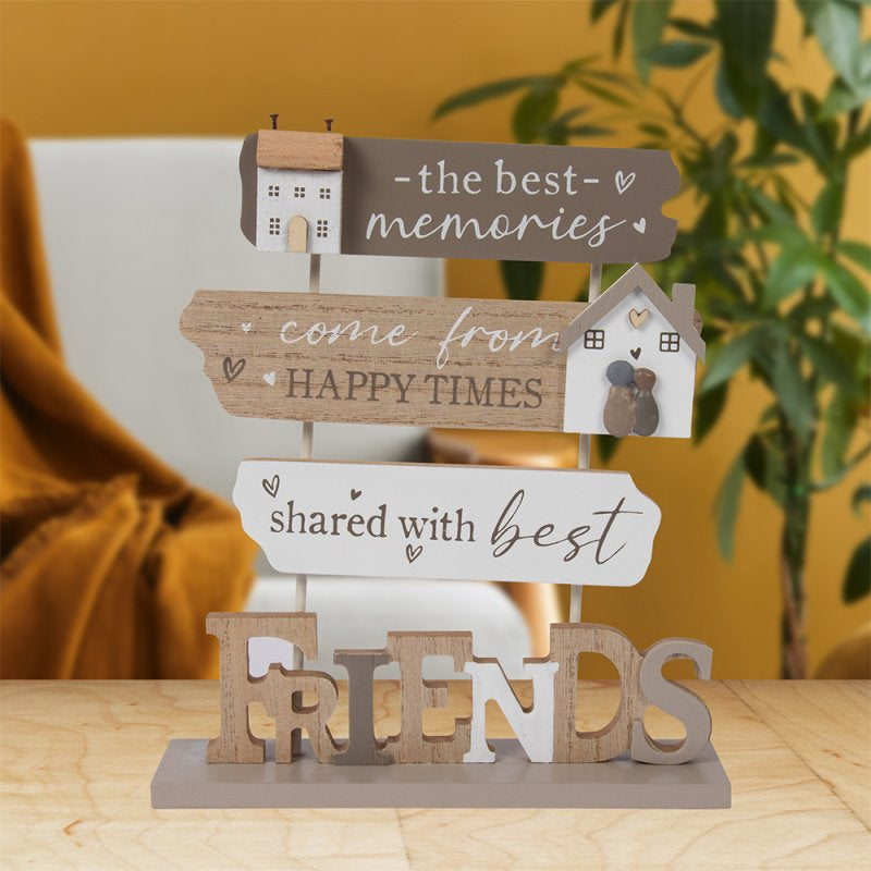 Friend plaque stand