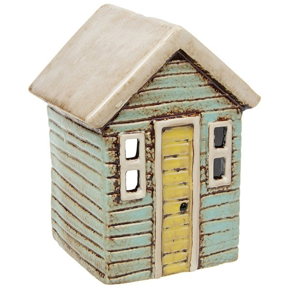 Aqua beach house tealight