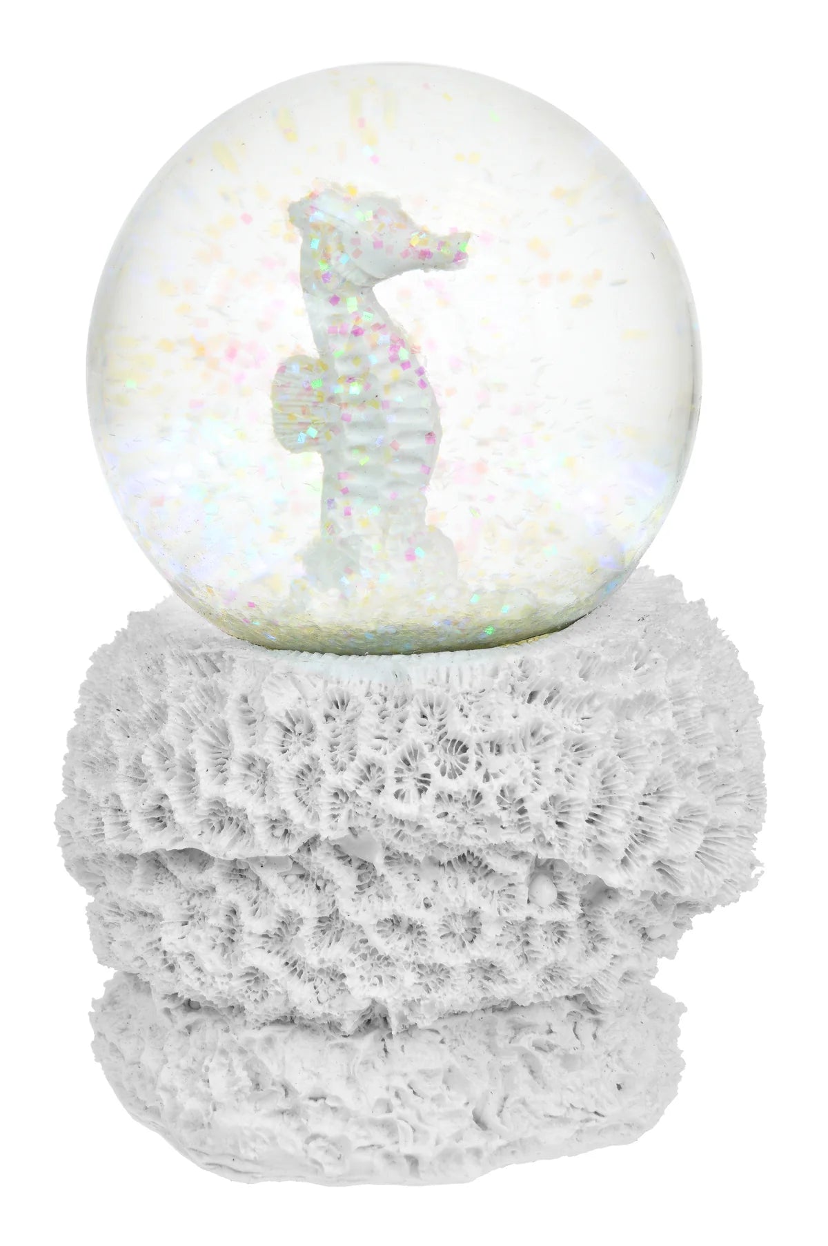 Resin seahorse globe