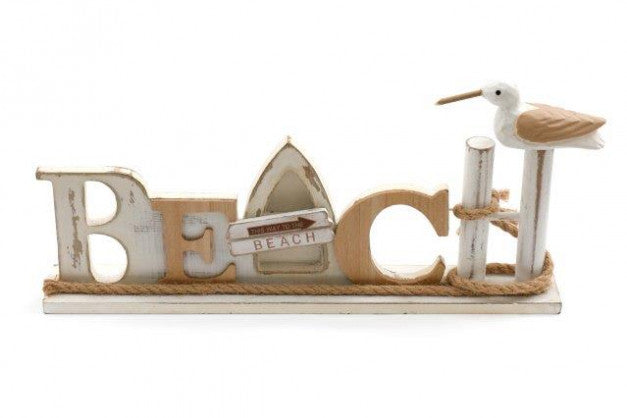 Beach standing plaque
