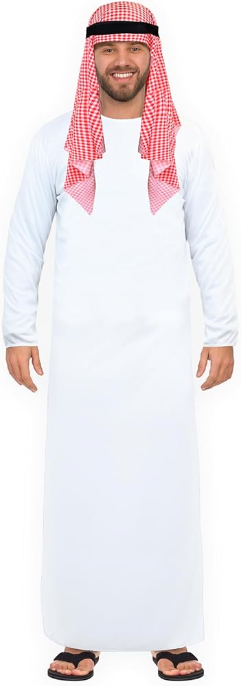Fancy dress Arabian sheikh costume