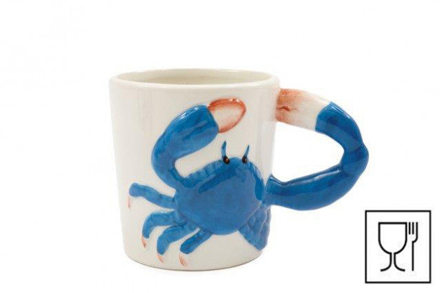 Crab handle mug
