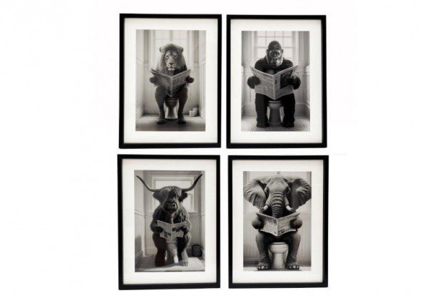 Animal toilet frames
