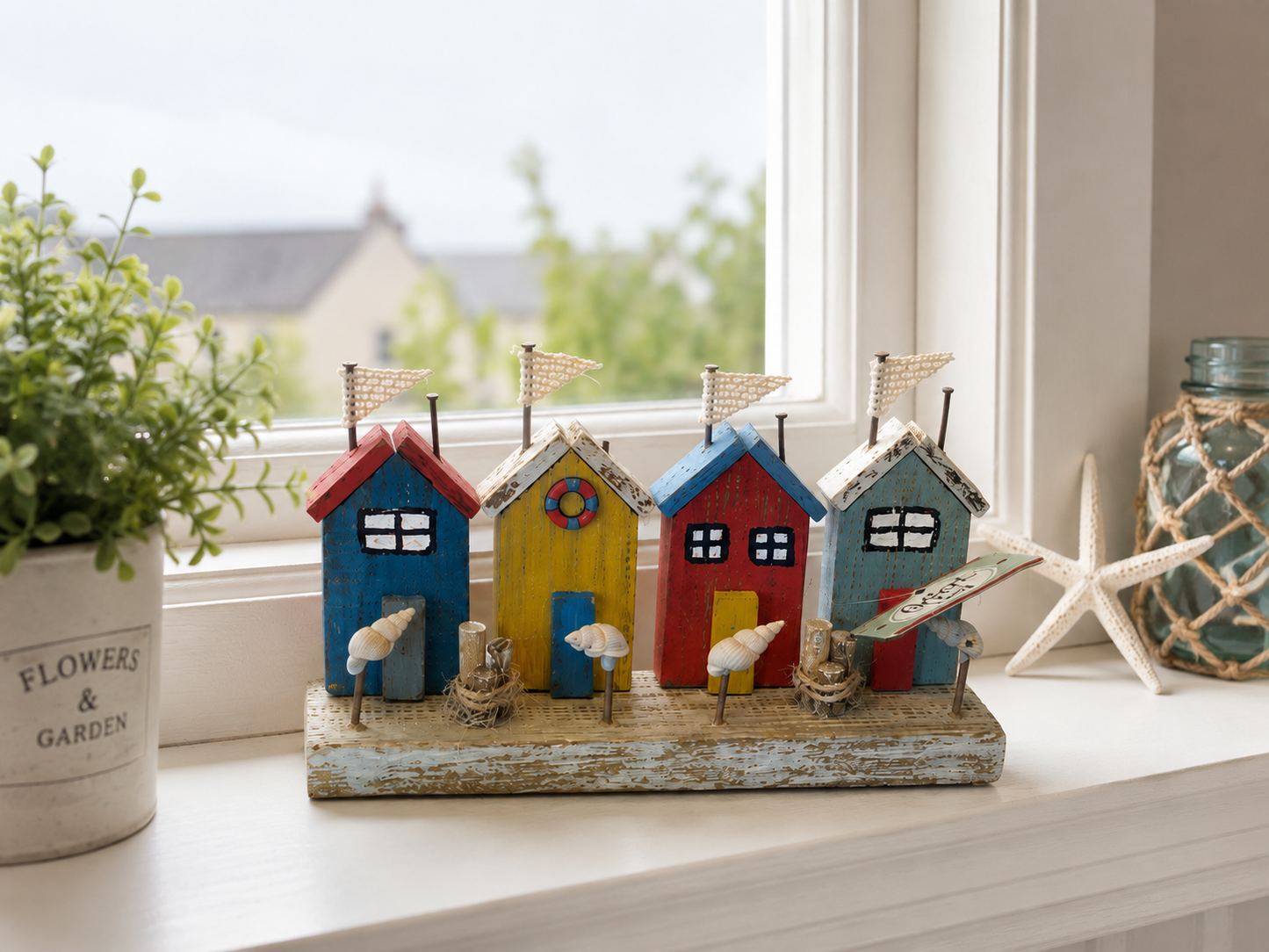 Coastal Beach Hut Ornament