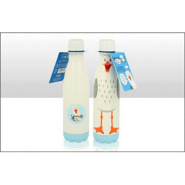 Squawk the Seagull 500ml insulated bottle