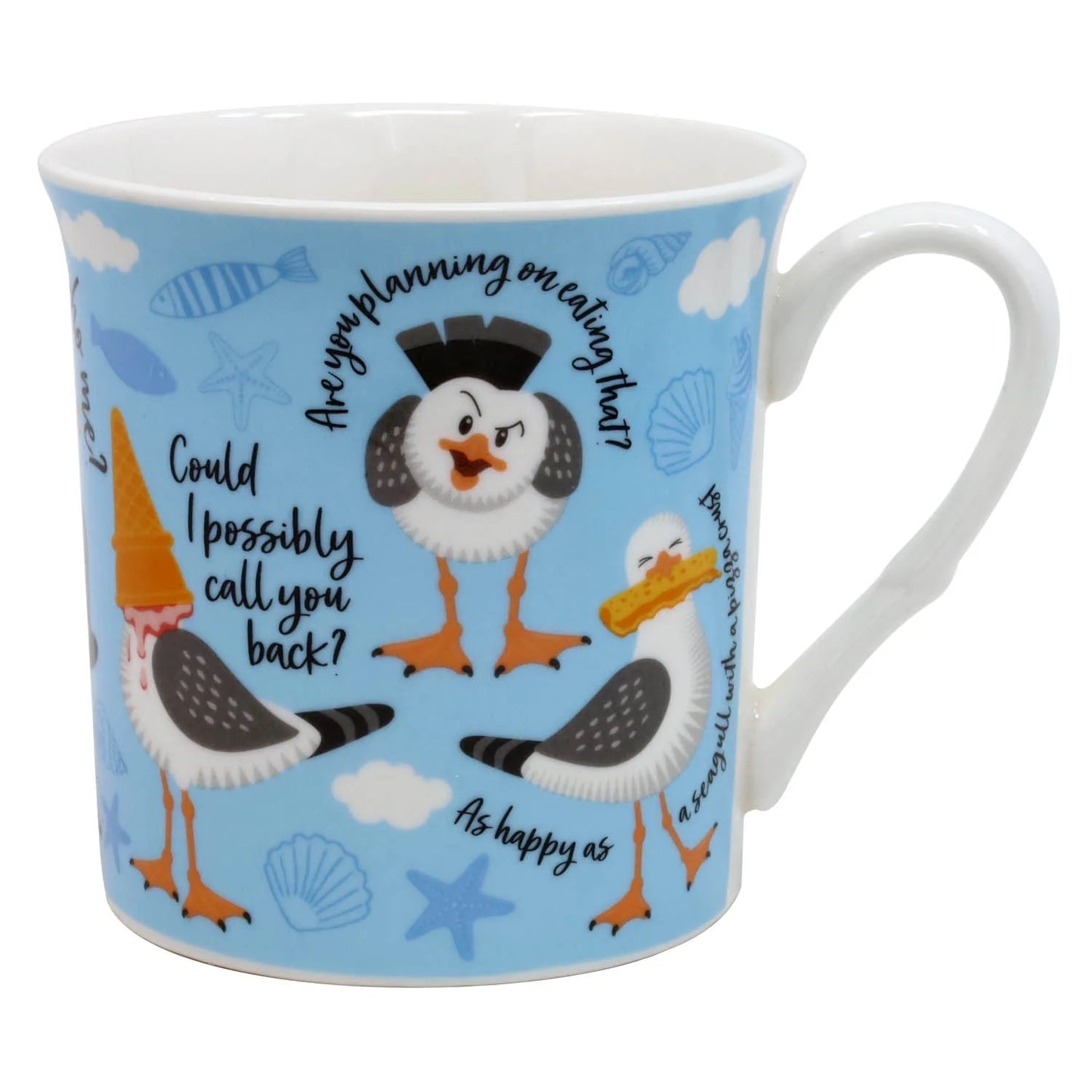 Squawk the Seagull Regal mug boxed