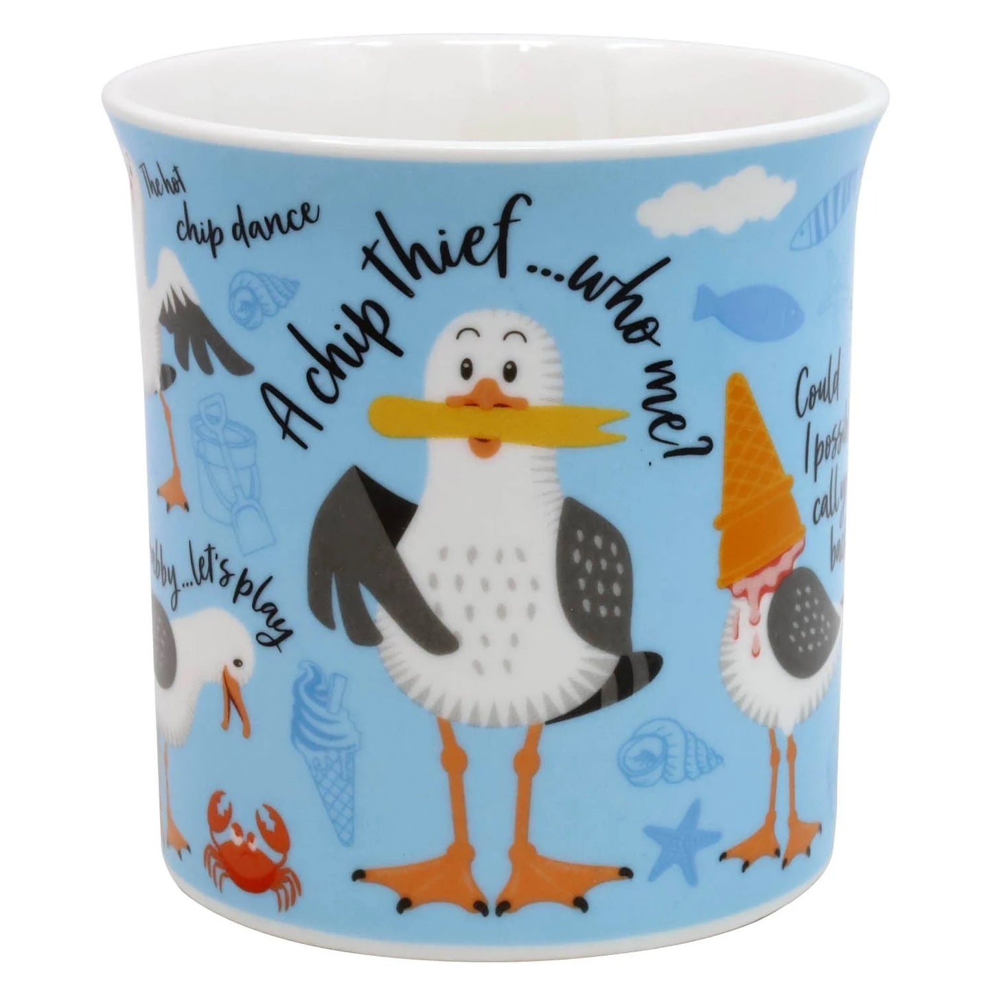 Squawk the Seagull Regal mug boxed