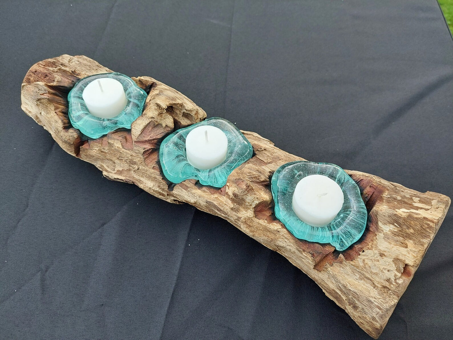 Molten Glass 3 T-Light holder