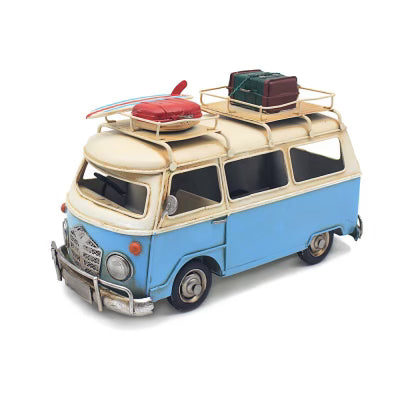 Vintage Camper Van Blue