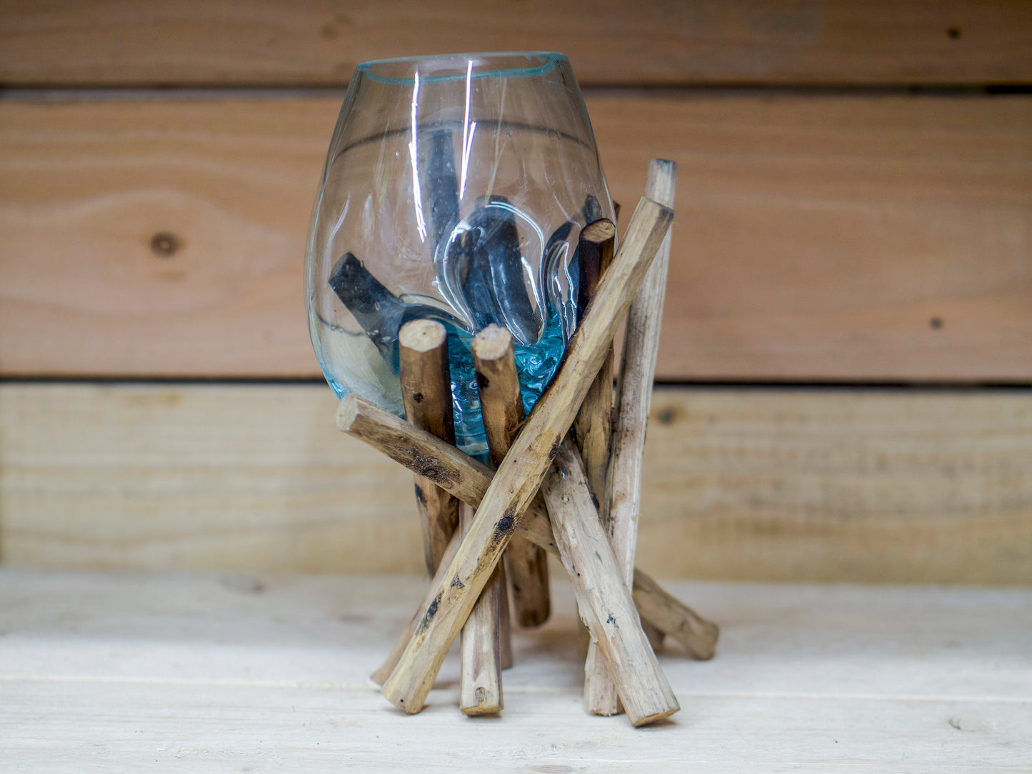 Driftwood Fire Sticks and Vase