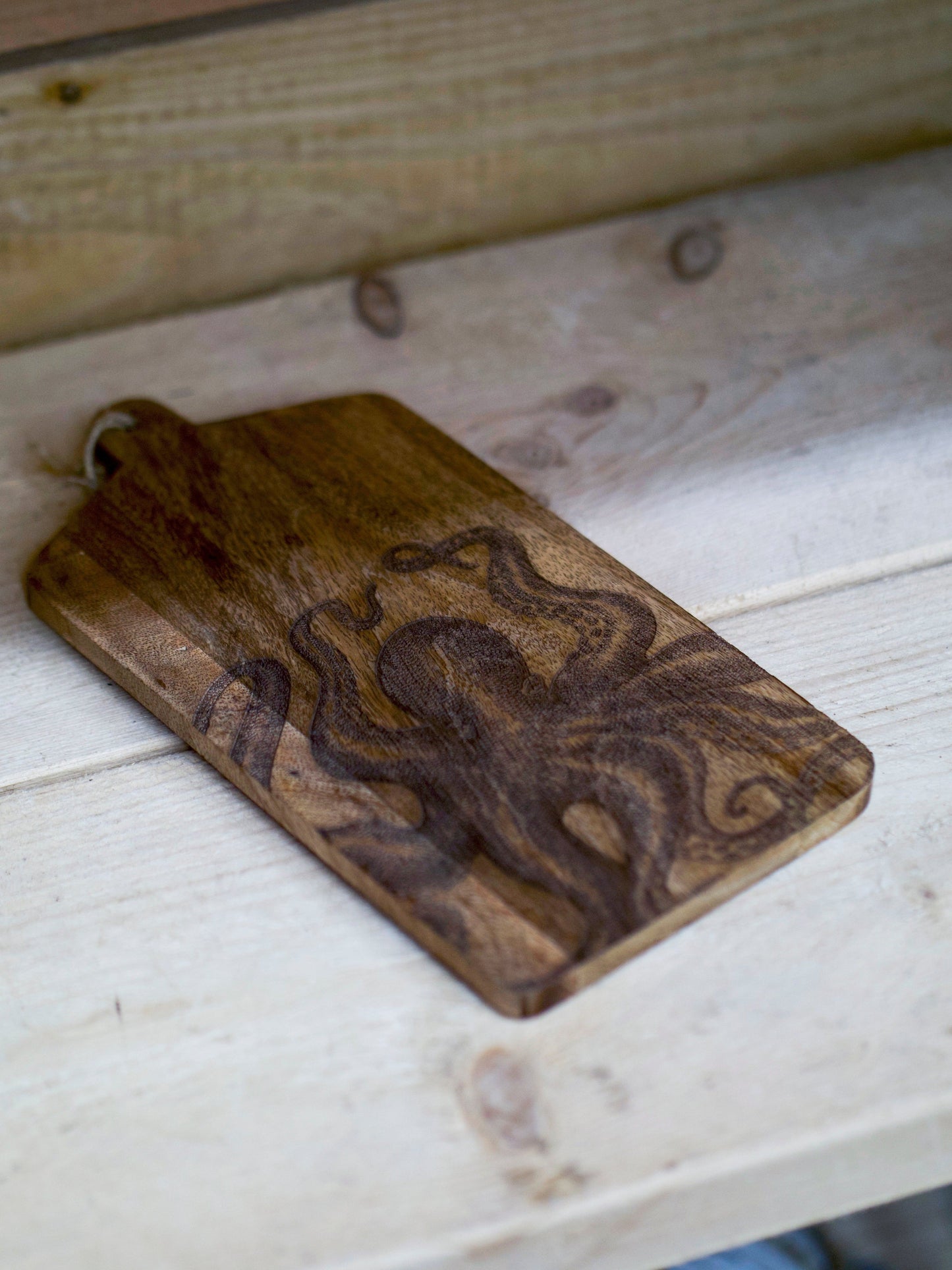Octopus Engraved Cheese or Chopping Board