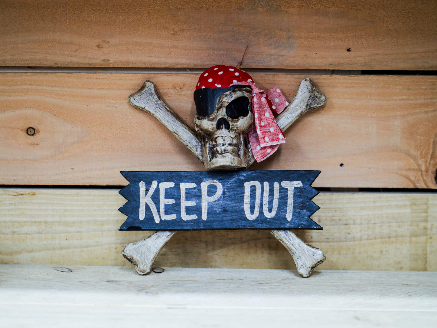 Skull & Cross Bone Keep Out