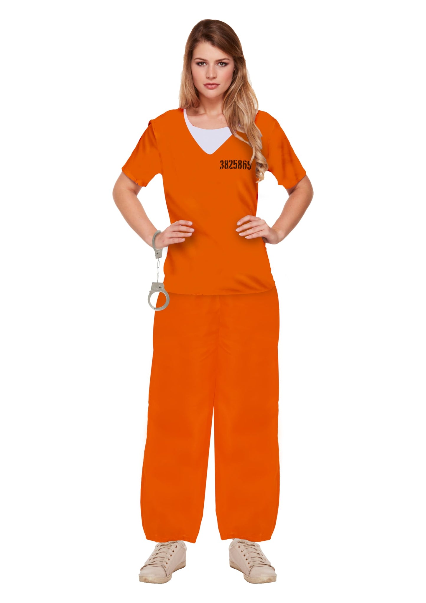 Fancy dress Woman’s prisoner overalls
