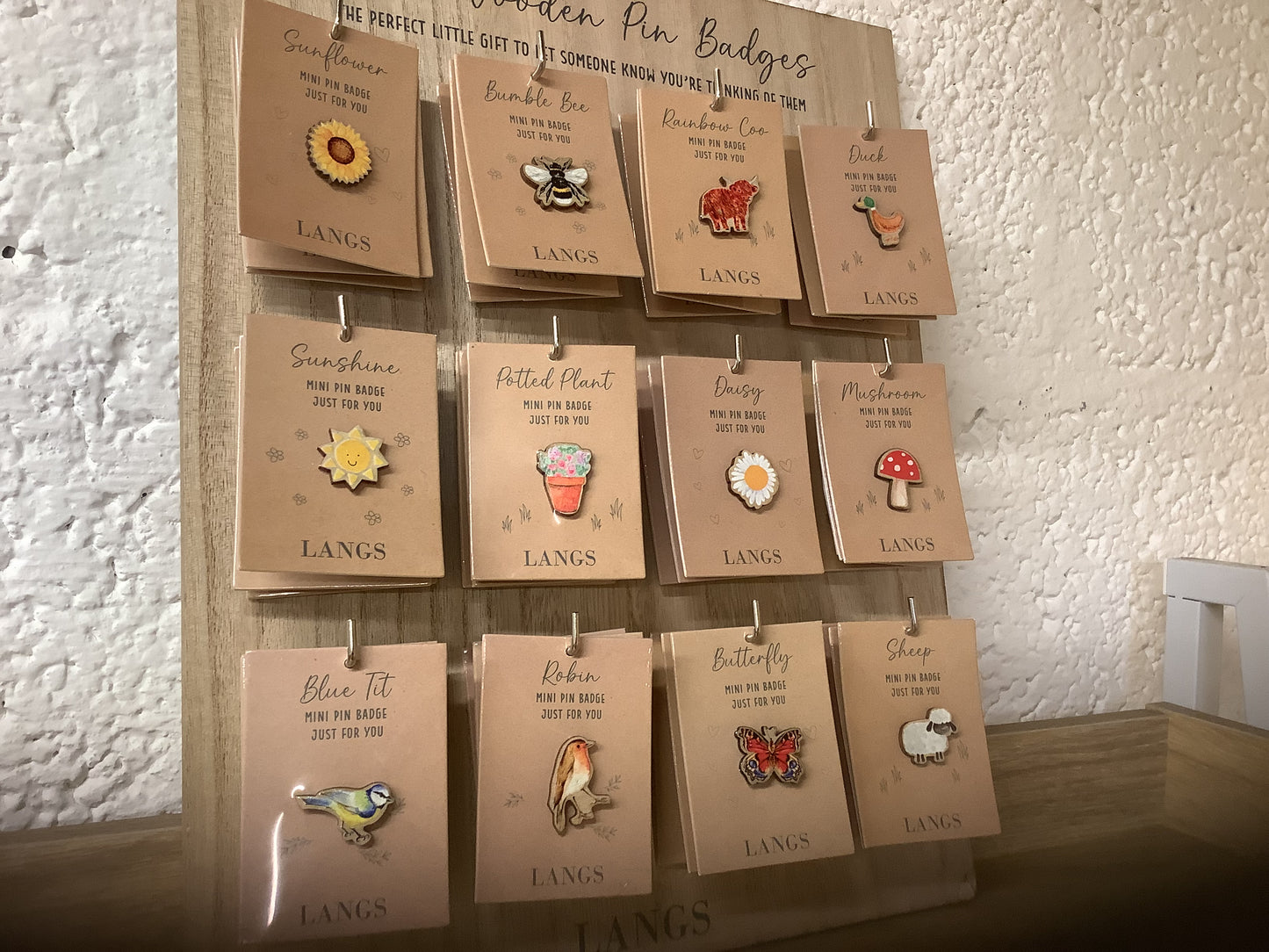 Pin badges