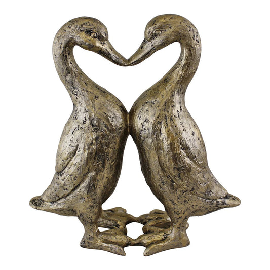 Duck Gold resin kissing