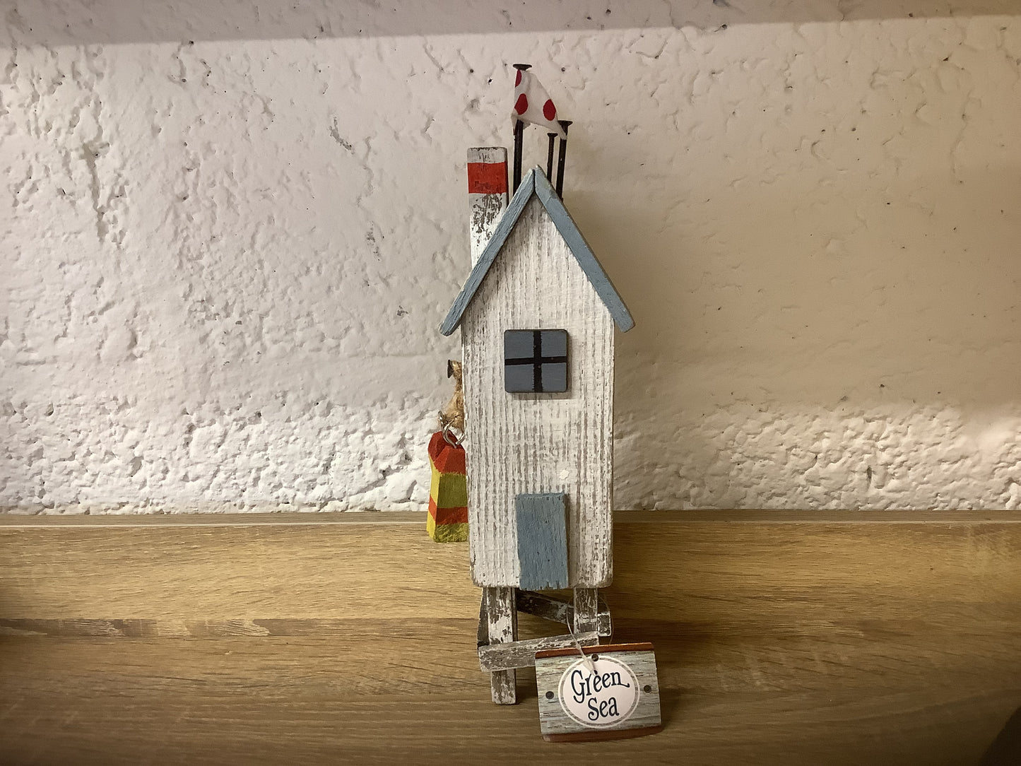 Wooden lifeguard hut