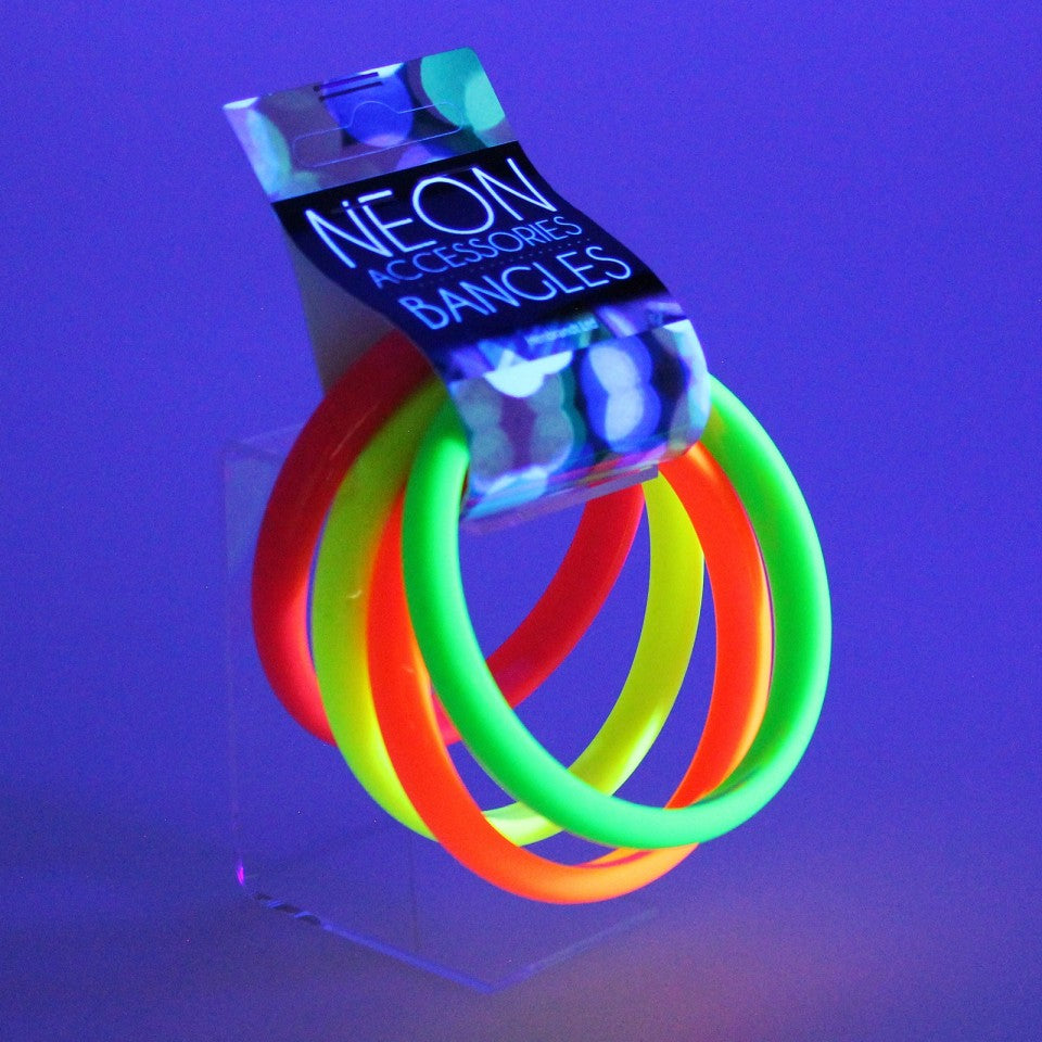 Fancy dress neon bracelets