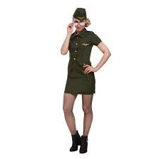 Fancy dress Army lady