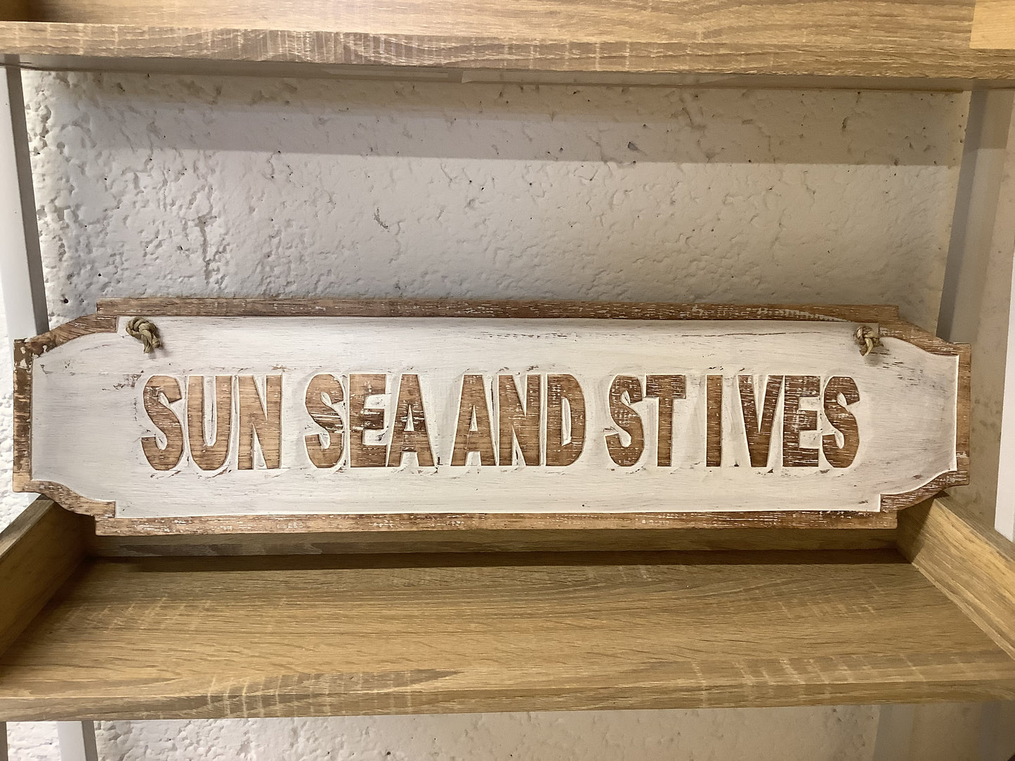 Wooden hanging plaque