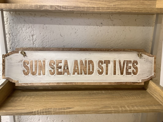 Wooden hanging plaque