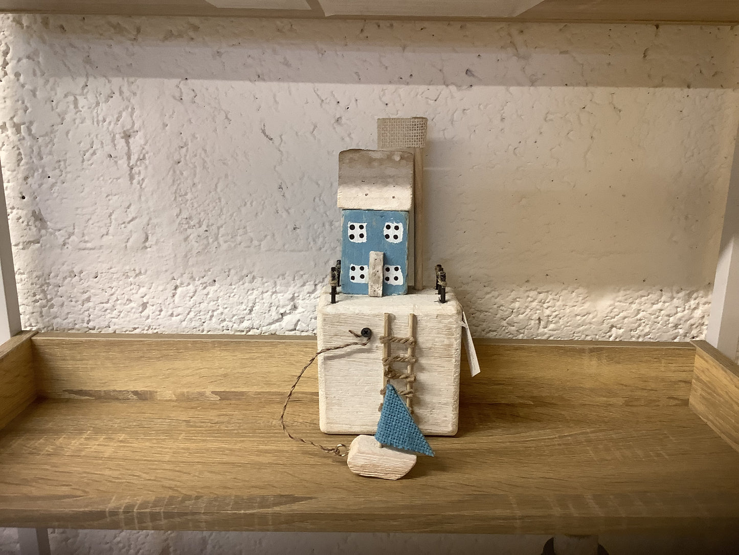 Harbour house with boat