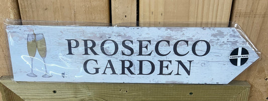 Prosecco Garden Sign