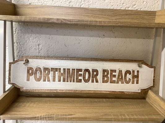 Wooden hanging plaque