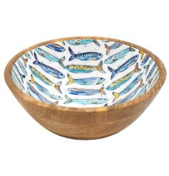 Wooden sardine bowl 18cm