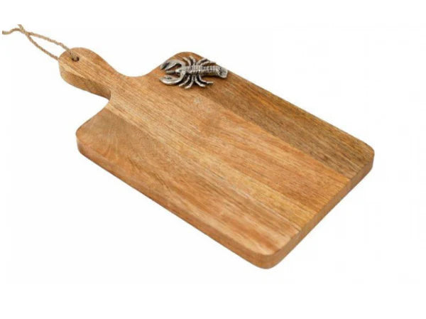 Wooden lobster chopping board