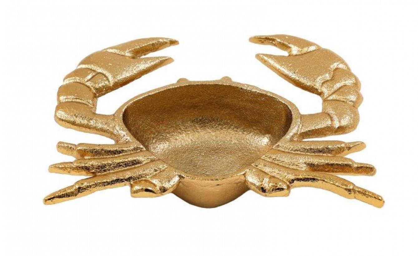 Crab trinket bowl gold