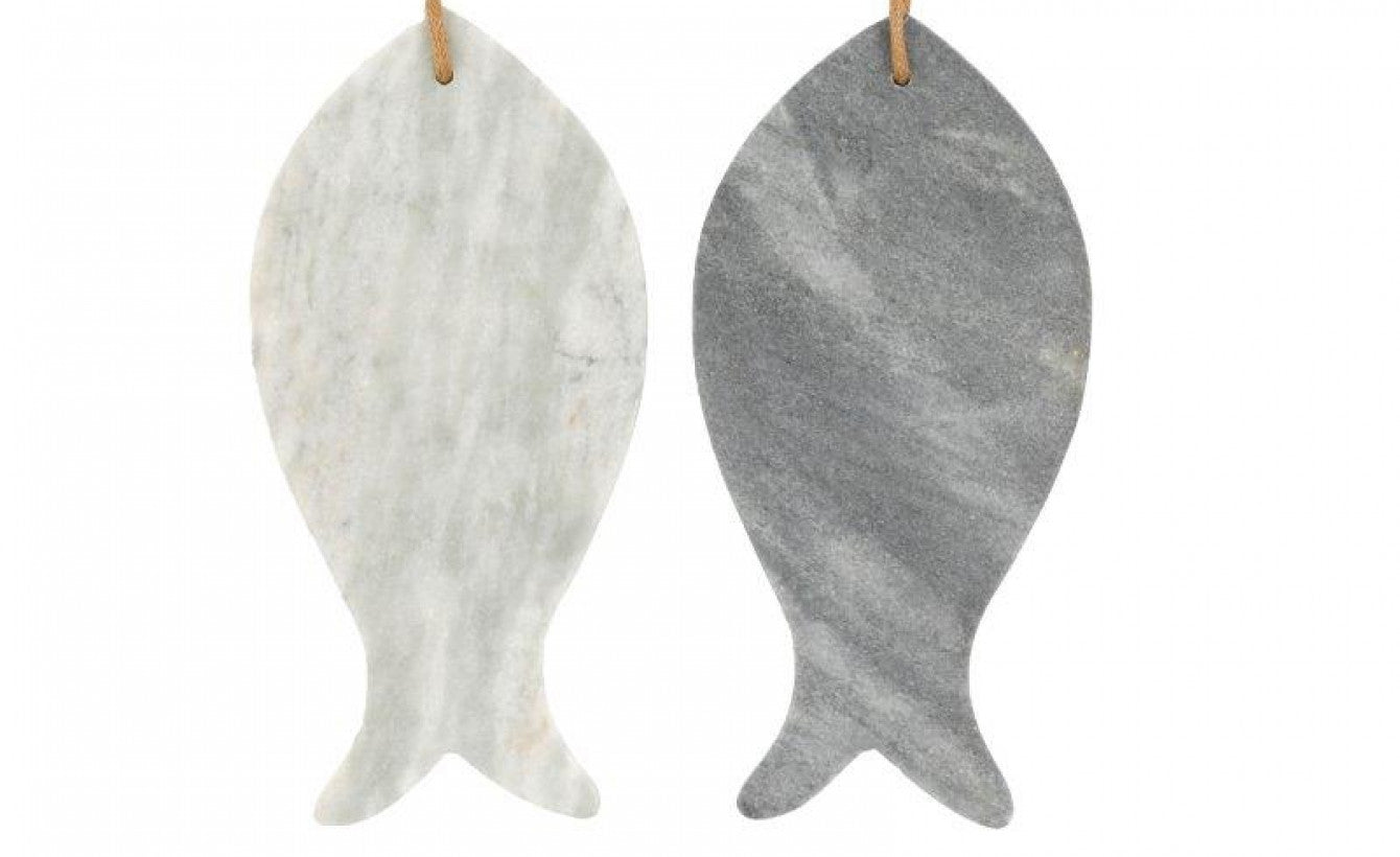 Marble fish chopping board
