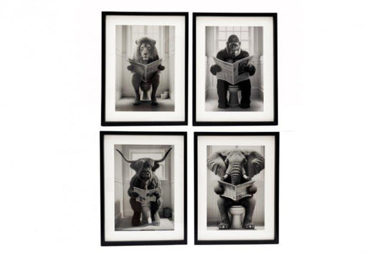 Animal toilet frames