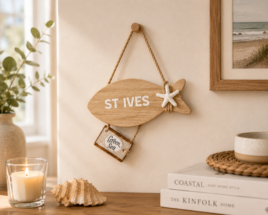 St Ives fish plaque