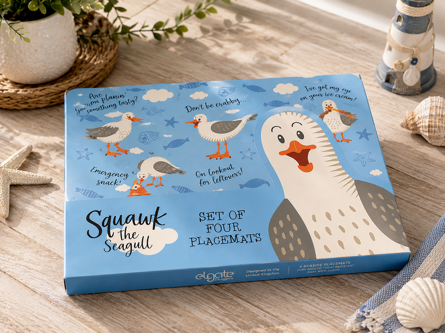 Squawk placemats
