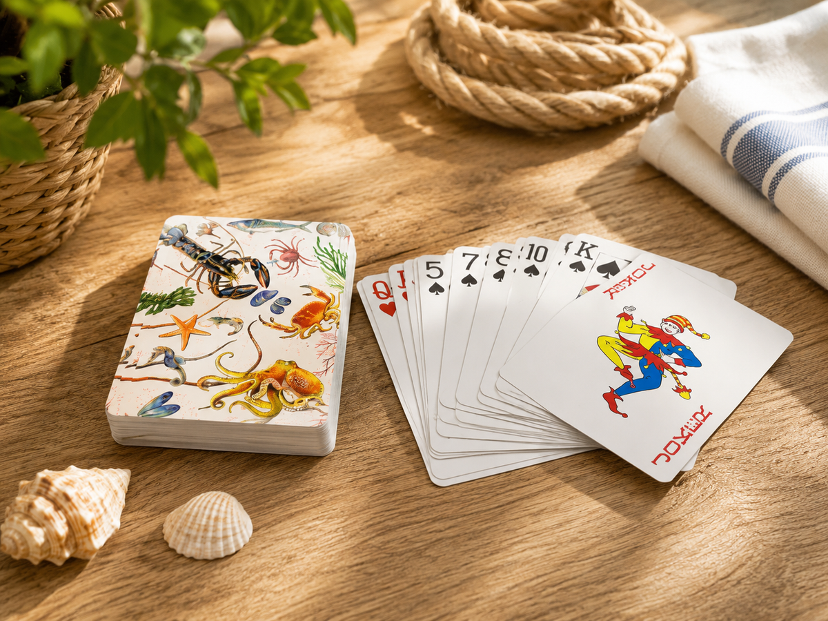 Fruits de mer playing cards