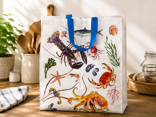 Fruits de mer shopping bag