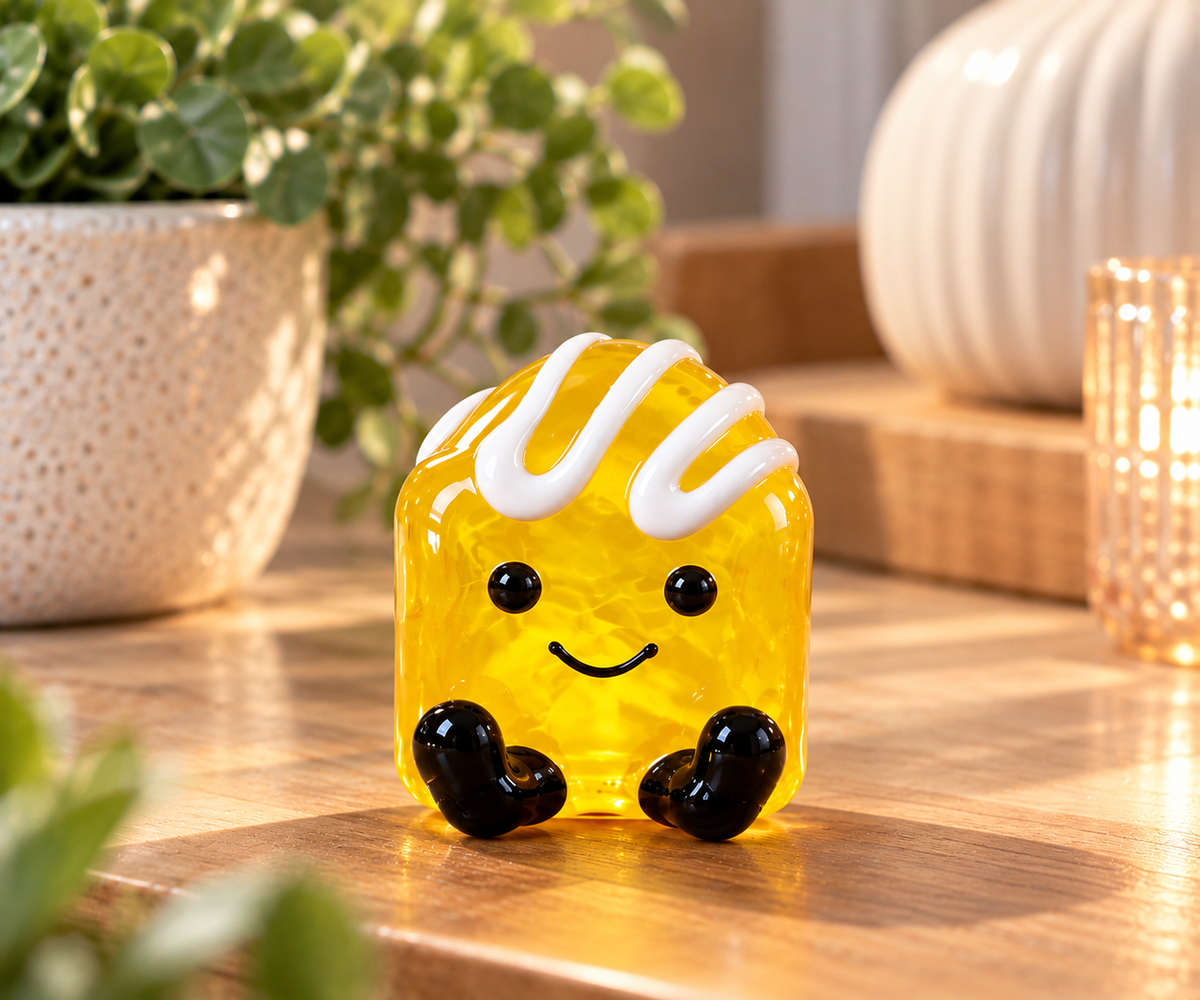 Glass  fondant fancy