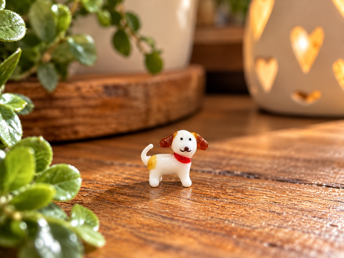 Glass dog